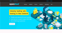 Desktop Screenshot of openhost.co.nz